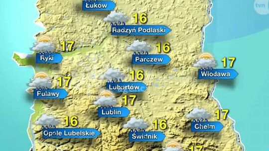 Pogoda na czwartek w Lublinie i woj. lubelskim
