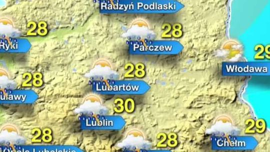 Pogoda na poniedziałek 10.07 w Lublinie i woj. lubelskim