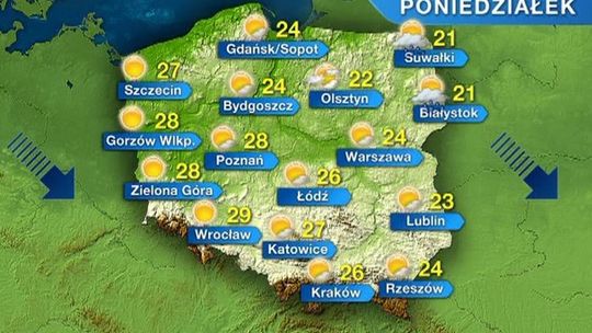 Pogoda na poniedziałek, wtorek i środę (wideo)
