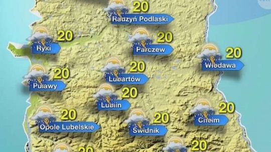Pogoda w Lublinie i regionie. Dziś burzowo, w następne dni coraz cieplej