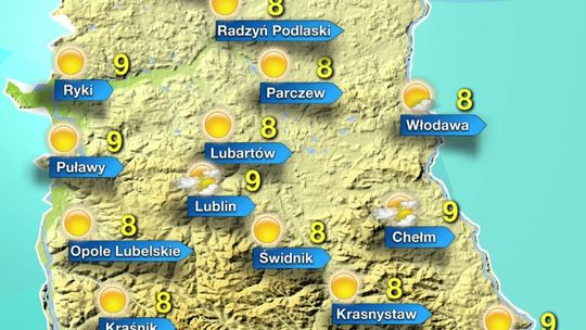 Pogoda w sobotę w Lublinie i woj. lubelskim