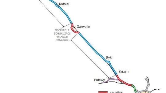 Pojedziemy dwiema jezdniami do samej Warszawy. W 2017 roku