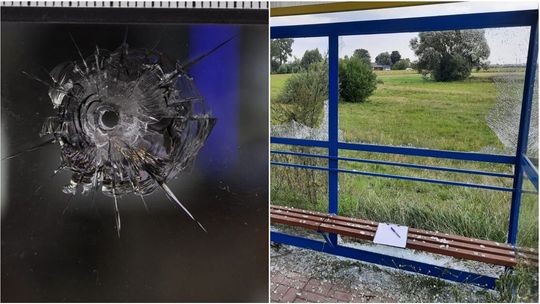 Pokłócił się z dziewczyną i chciał "odreagować". Jednego dnia strzelał na stacji paliw i zdewastował przystanki