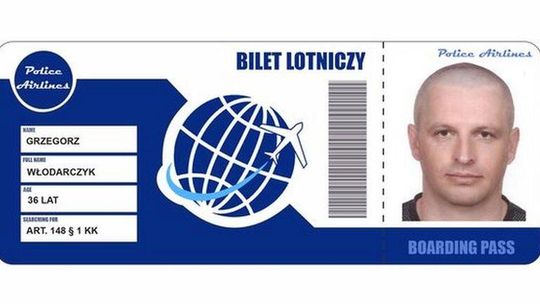 Policja rozdaje bilety lotnicze. Dostał także ten mieszkaniec Lubelskiego
