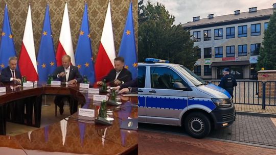 Policja zostaje w szkołach. Premier Tusk: Ponura moda na przemoc