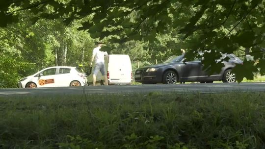 Policjanci „zrobili” wypadek. Specjalnie