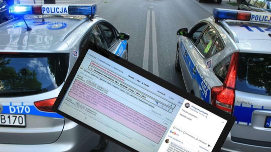 Policjant zatrzymał do kontroli policjanta. Zabrał mu prawo jazdy 