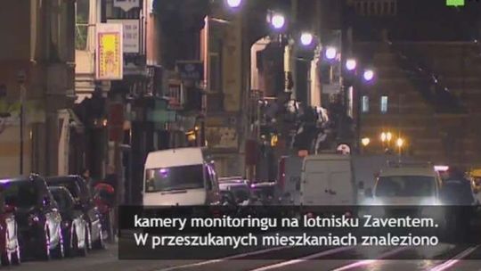 Policyjna obława w Brukseli. Znaleziono "pas samobójcy" oraz flagę Państwa Islamskiego