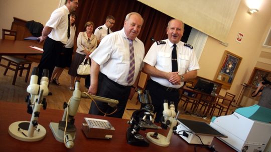 Policyjny sprzęt trafił do Uniwersytetu Przyrodniczego