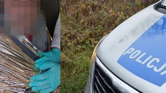 Półnagi mężczyzna spędził w rowie całą noc 