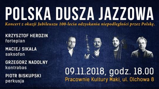 Polska Dusza Jazzowa w Pracowniach Kultury Maki