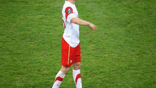 Polska – Słowacja 1:0, pierwszy gol Perquisa