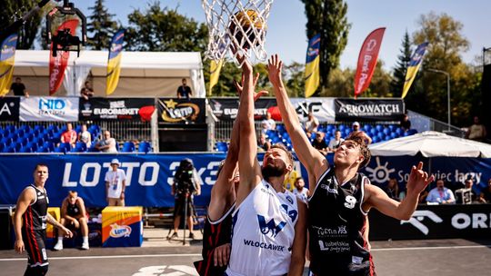 Polski Cukier Start Lublin przegrał trzy mecze podczas turnieju Lotto 3x3 Ligi w Sosnowcu