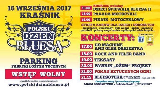Polski Dzień Bluesa w Kraśniku: Program wydarzeń i koncertów