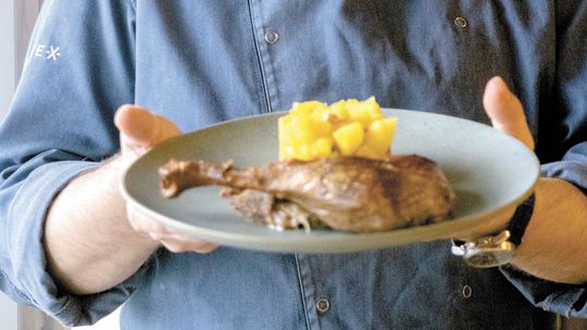 Pomysł na rodzinny obiad. Gęś na talerzu