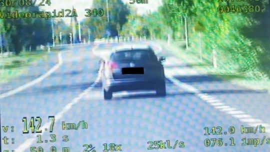 Ponad 140km/h w obszarze zabudowanym – surowe kary dla piratów drogowych