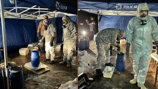 Ponad 200 kg narkotyków i nielegalne laboratorium rozbite przez KWP w Lublinie