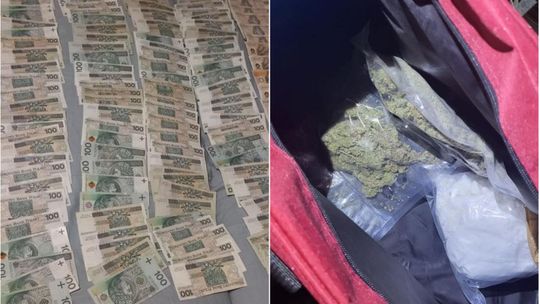 Ponad kilogram narkotyków i kilka tysięcy zł zabezpieczyli świdniccy policjanci