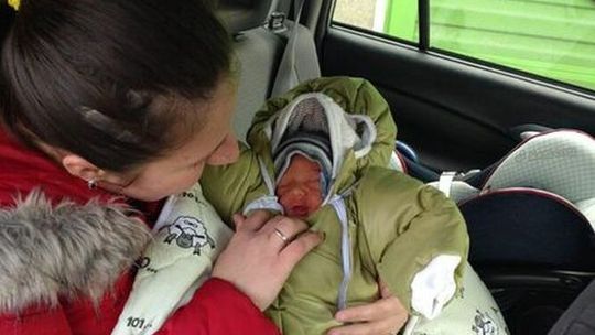 Poród na granicy w Dorohusku