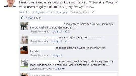 Poseł PiS: Niesiołowski kiedyś straci zęby