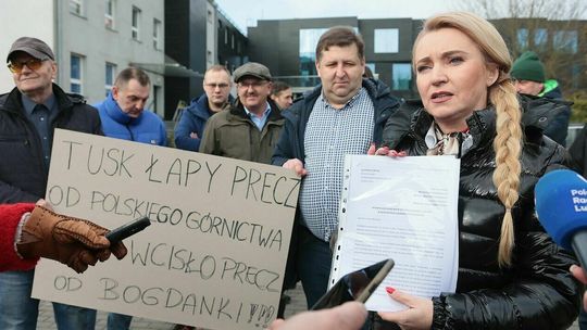 Posłanka Marta Wcisło starła się ze związkowcami z Bogdanki. Znów miało dojść do awarii pod ziemią