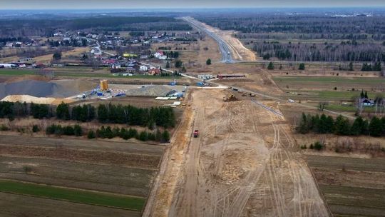 Postępy na budowie drogi ekspresowej Lublin-Lubartów [zdjęcia,wideo]