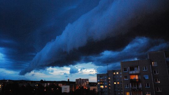 Potężna wichura i burza nad Lubuskiem (zdjęcia)