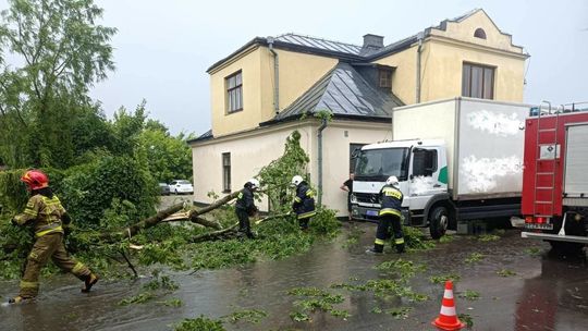 Potężna wichura nad Zamojszczyzną. Ponad 20 strażackich interwencji