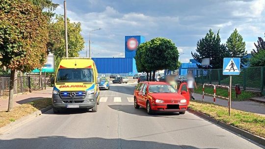 Potrącenie pieszego na przejściu w Rykach