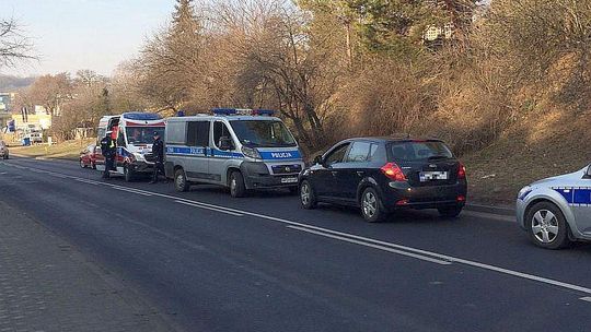 Potrącenie rowerzysty przy ul. Północnej