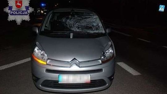 Potrącił 32-latka na przejściu dla pieszych