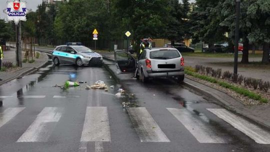 Potrącił na pasach starszą kobietę. Trafiła do szpitala 