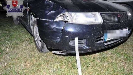 Potrąciła pieszego i odjechała. Policjanci ją znaleźli, miała prawie promil