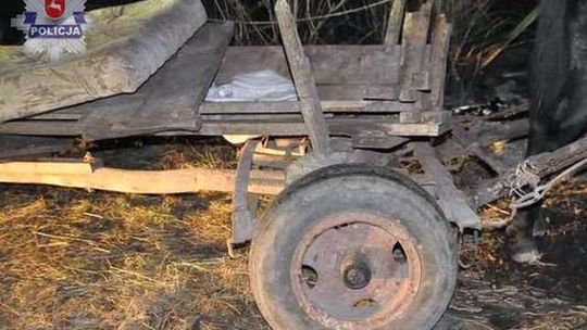 Poturbował go koń i przejechał wóz. Woźnica był pijany, stracił zęby