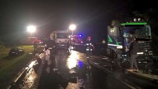 Poważny wypadek na obwodnicy Lubartowa [zdjęcia]
