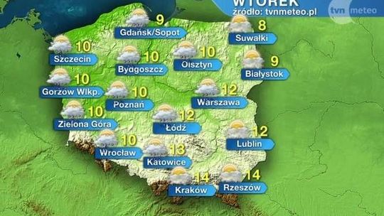 Powiew wiosny we wtorek. W Lublinie nawet 14 stopni!