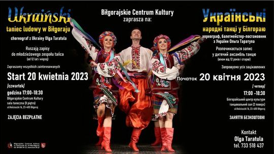 Powstaje nowy zespół. Ukraińskie tańce nie tylko dla Ukraińców