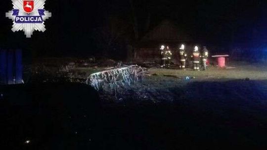 Pożar budynku. Przeszukali zgliszcza, znaleźli ciało