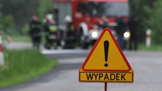 Pożar ciężarówki na S12 w Wólce Nowdworskiej