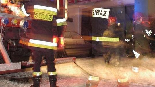 Pożar domu w Janowie Podlaskim