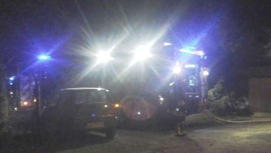 Pożar domu w Milejowie