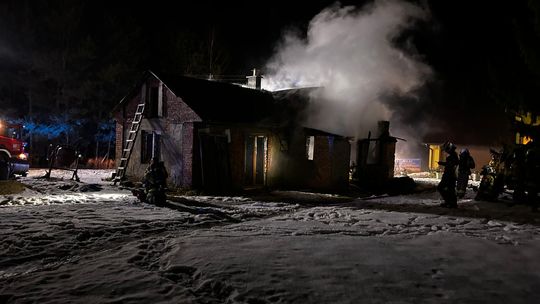 pożar w Piotrowicach