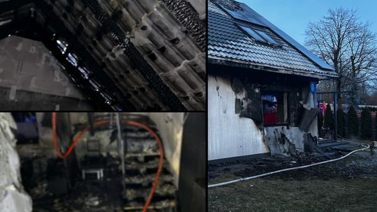 Pożar domu w Puławach. Nie żyje niepełnosprawny mężczyzna