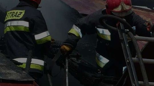 Pożar domu we Wronowie