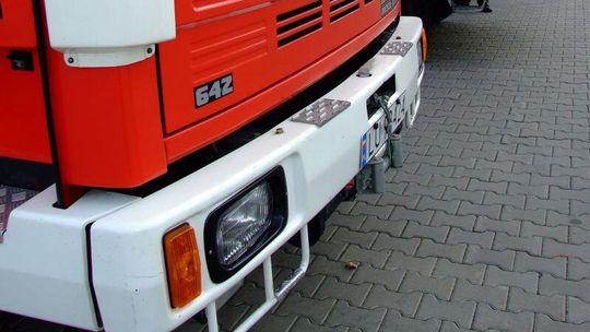 Pożar mieszkania w kamienicy przy ul. Kołłątaja w Lublinie