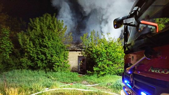 Pożar pustostanu. Jest ofiara śmiertelna