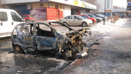 Pożar samochodów na Czechowie w Lublinie. Podpalenie?