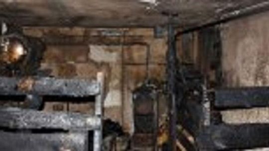 Pożar w Baranowie. Mężczyzna spłonął w kotłowni