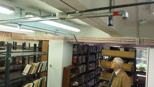 Pożar w bibliotece? Montują nowoczesny system do ochrony najcenniejszych zbiorów