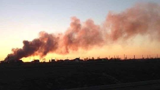 Pożar w Bogucinie. "Ogień jest bardzo duży"